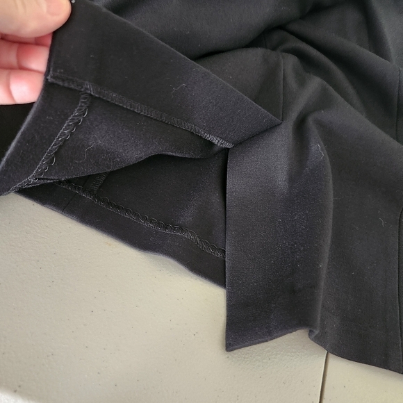 Talbots Embroidered Flounce-Sleeve Shift Dress Black & White, sz 16 - Picture 11 of 11